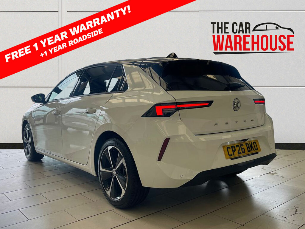 Vauxhall Astra 1.2 Turbo 130 Griffin CP26BKO White #2