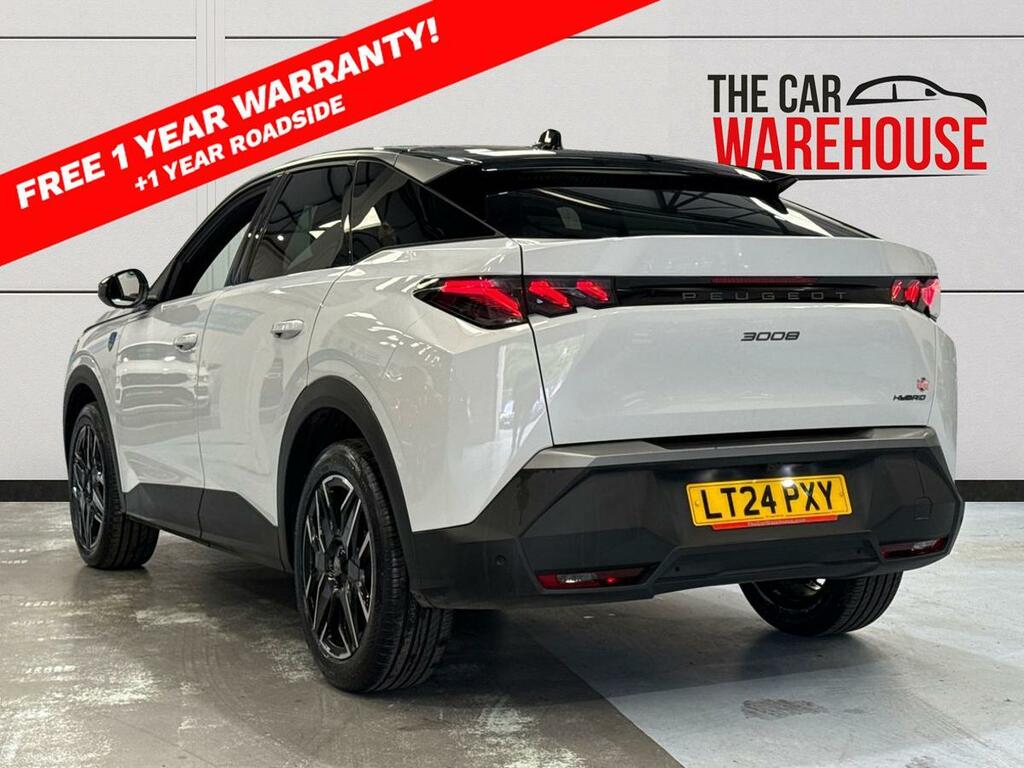 Peugeot 3008 1.2 Hybrid 136 Gt E-dsc6 LT24PXY White #2