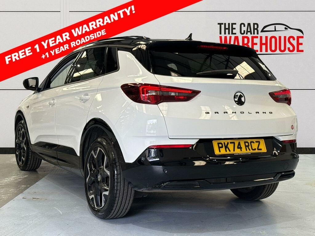 Vauxhall Grandland 1.2 Turbo Ultimate PK74RCZ White #2