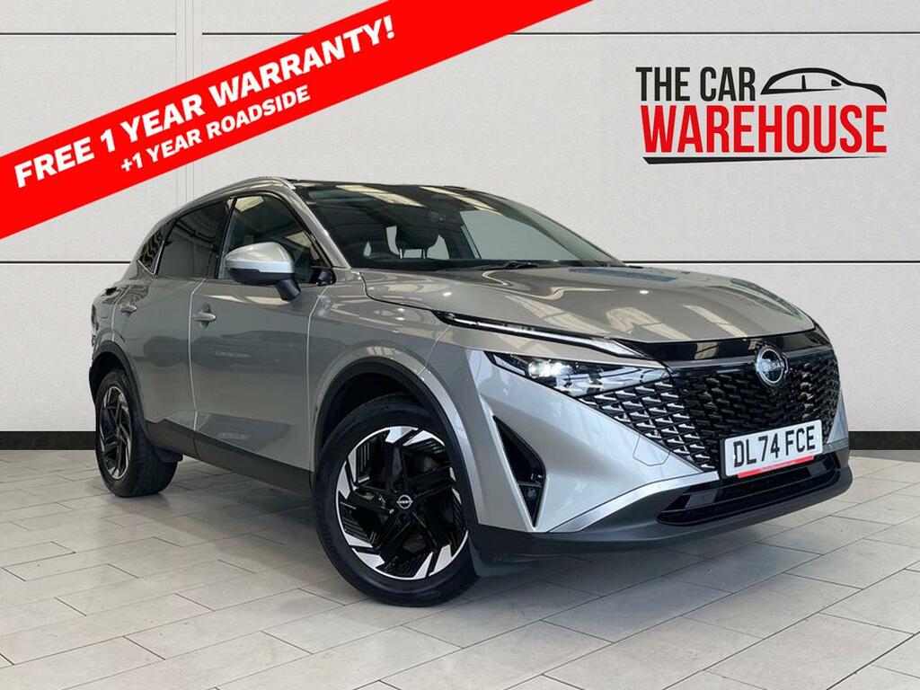 Nissan Qashqai 1.3 Dig-t Mh N-connecta DL74FCE Silver
