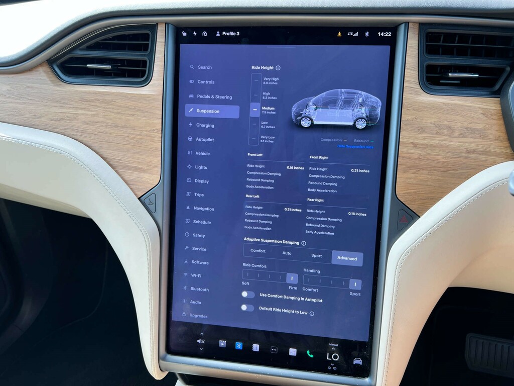 Tesla Model X Dual Motor Long Range Plus 4Wde Blue #25