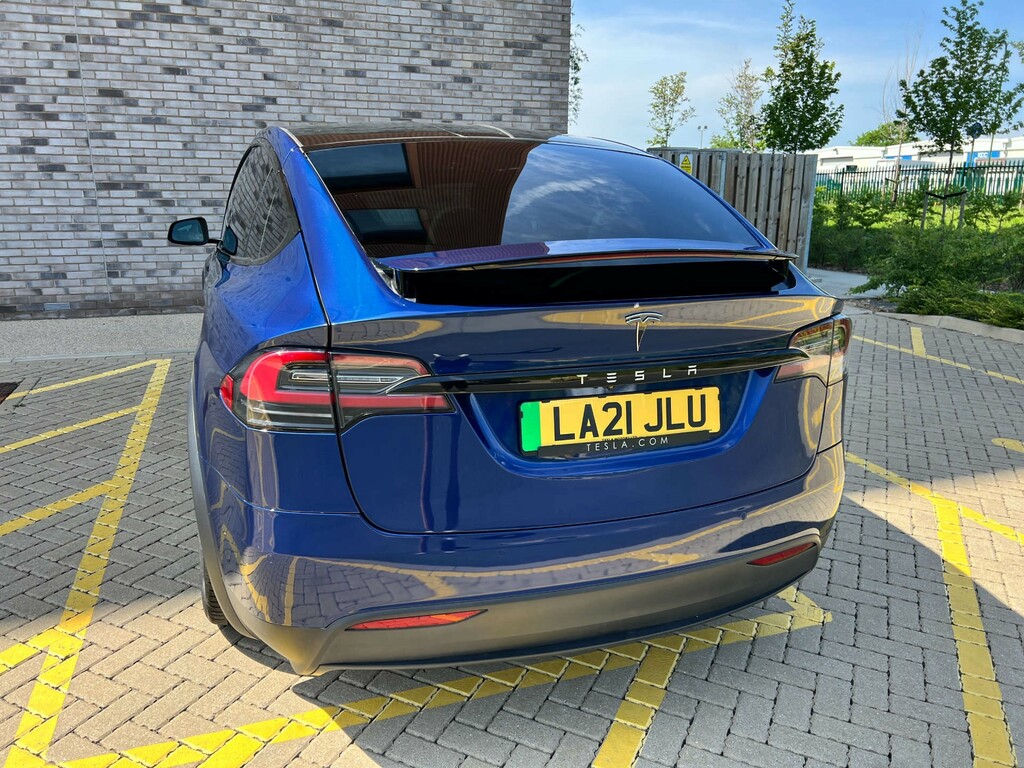 Tesla Model X Dual Motor Long Range Plus 4Wde Blue #7