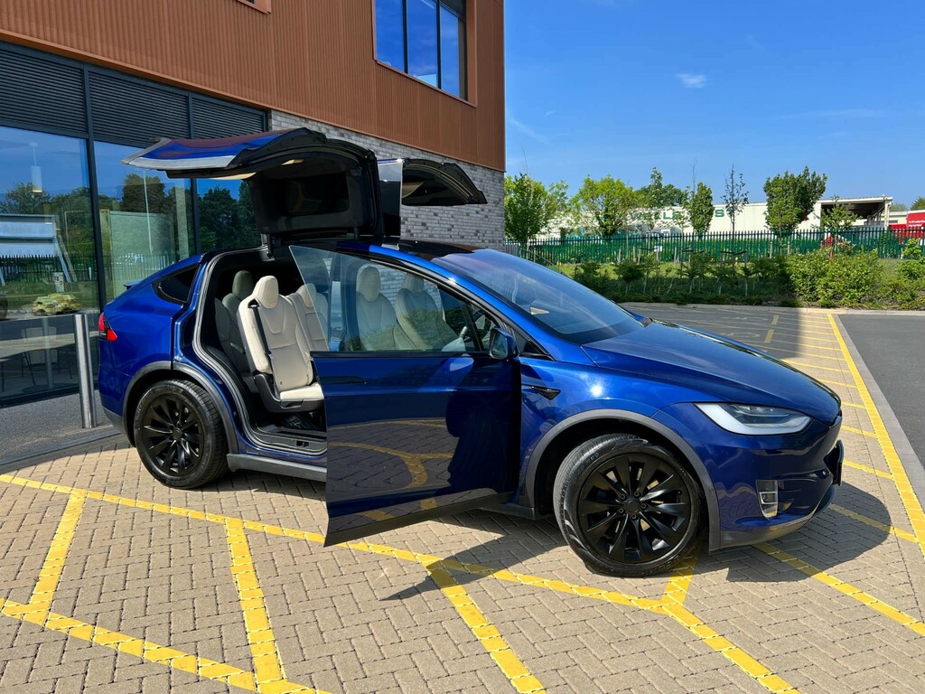 Tesla Model X Dual Motor Long Range Plus 4Wde Blue #28