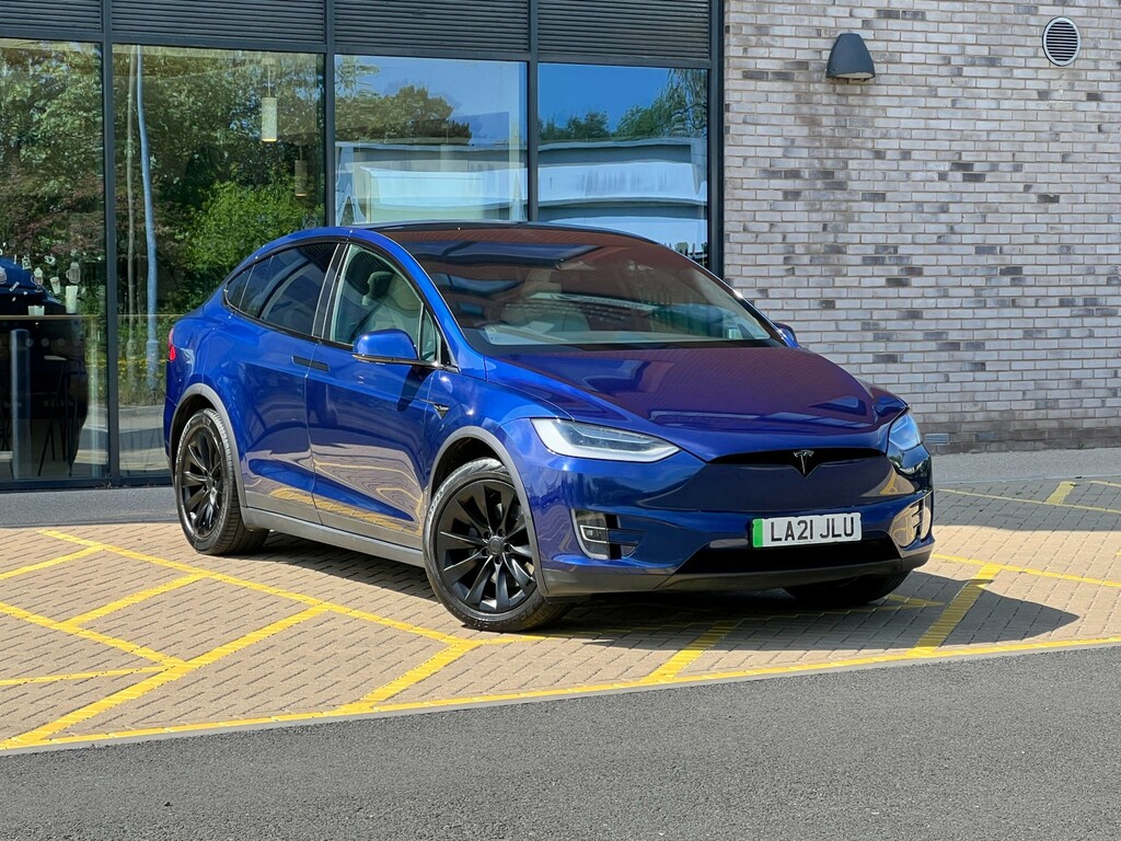 Tesla Model X Dual Motor Long Range Plus 4Wde Blue #11