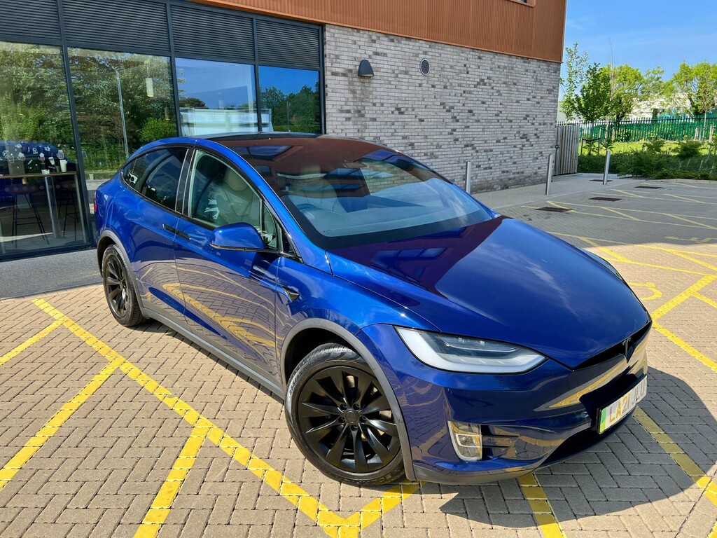 Tesla Model X Dual Motor Long Range Plus 4Wde Blue #12