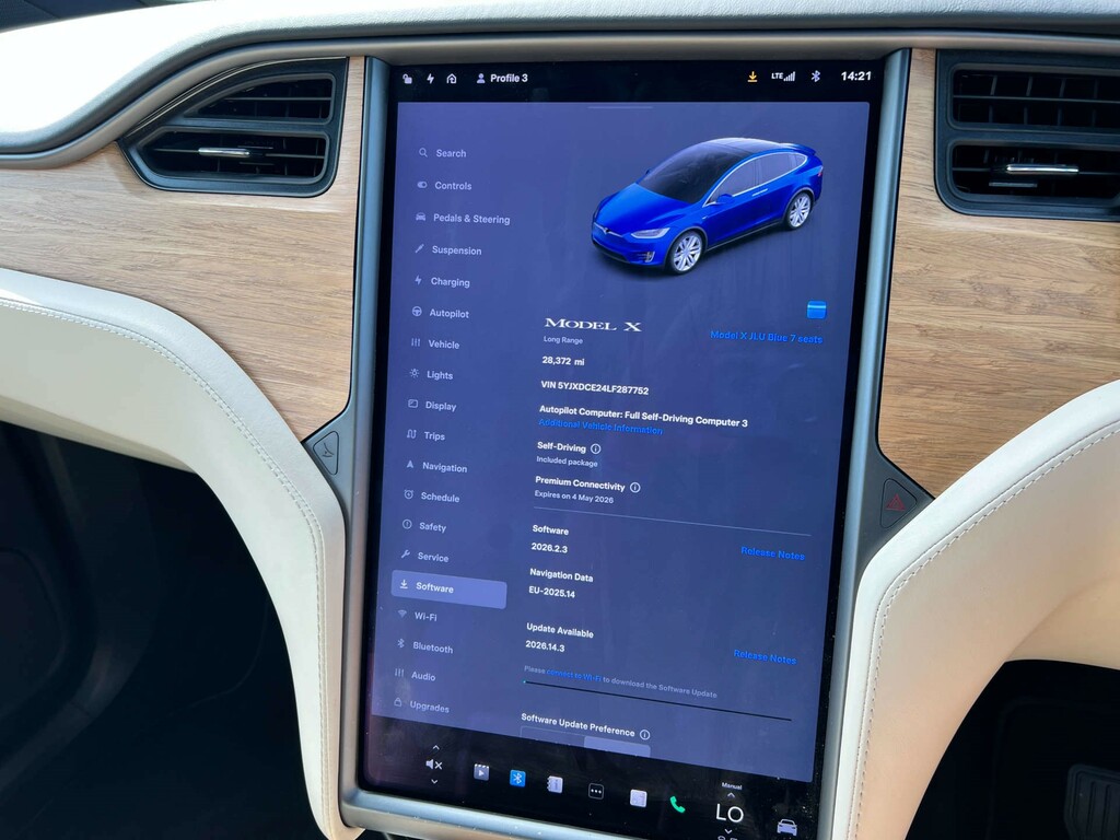 Tesla Model X Dual Motor Long Range Plus 4Wde Blue #22