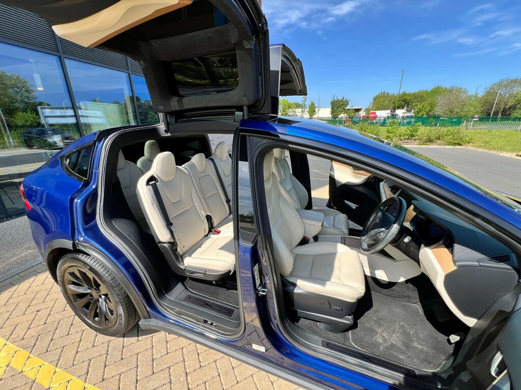 Tesla Model X Dual Motor Long Range Plus 4Wde Blue #16