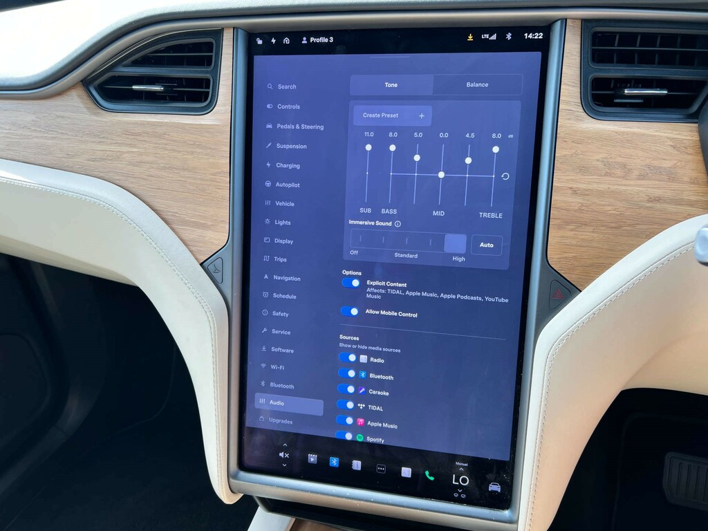 Tesla Model X Dual Motor Long Range Plus 4Wde Blue #27