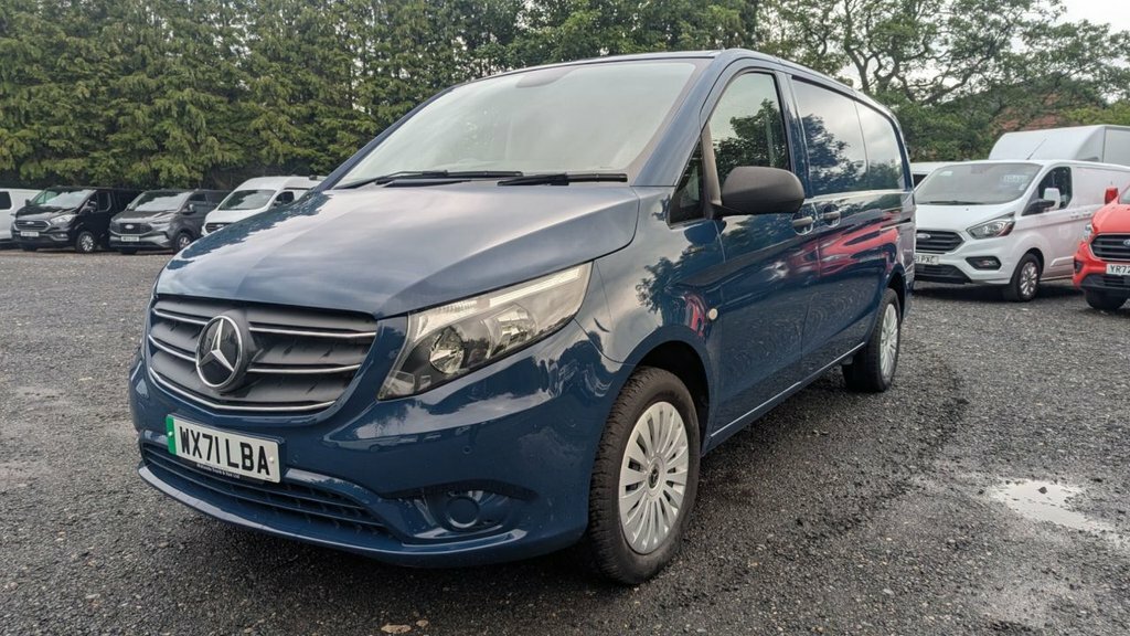 Mercedes-Benz eVito 114 E 41 Kwh Progressive L2 Lwb 115 Ps Free 3 Year Blue #3