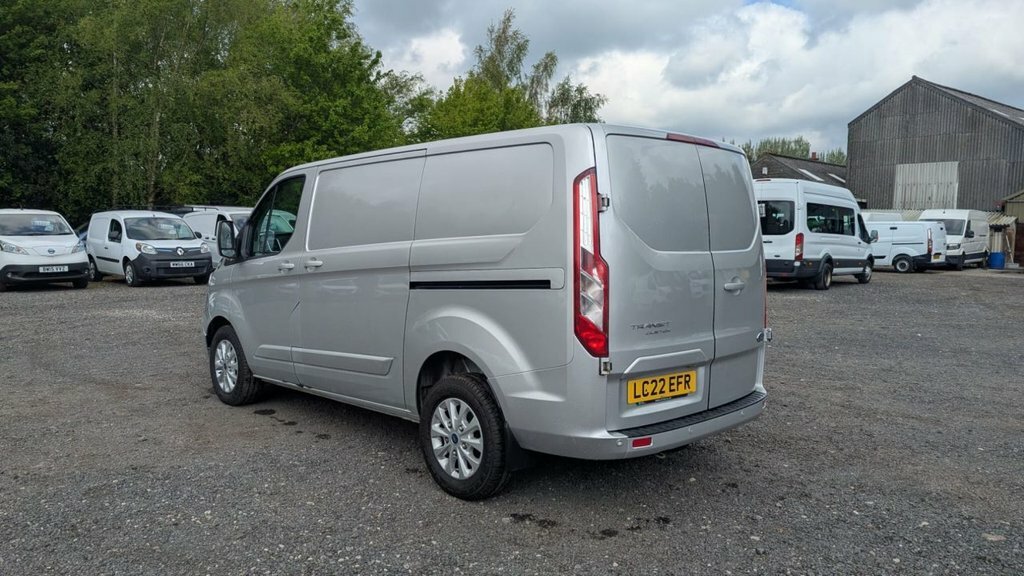 Ford Transit Custom Limited L1 H1 Tdci 130 Ps Swb Free 3 Year Warranty LC22EFR Silver #3