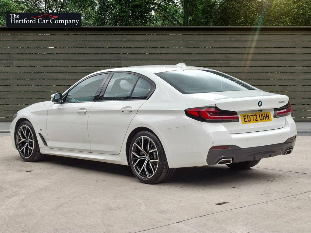 BMW 5 Series 2L M Sport White #5