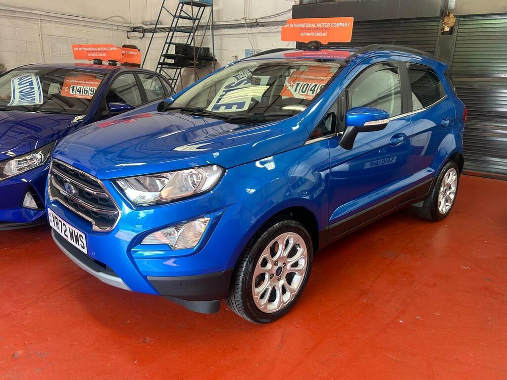 Ford Ecosport Suv 1.0T Ecoboost Titanium Euro 6 Ss 2022 YR72WWS Blue #6