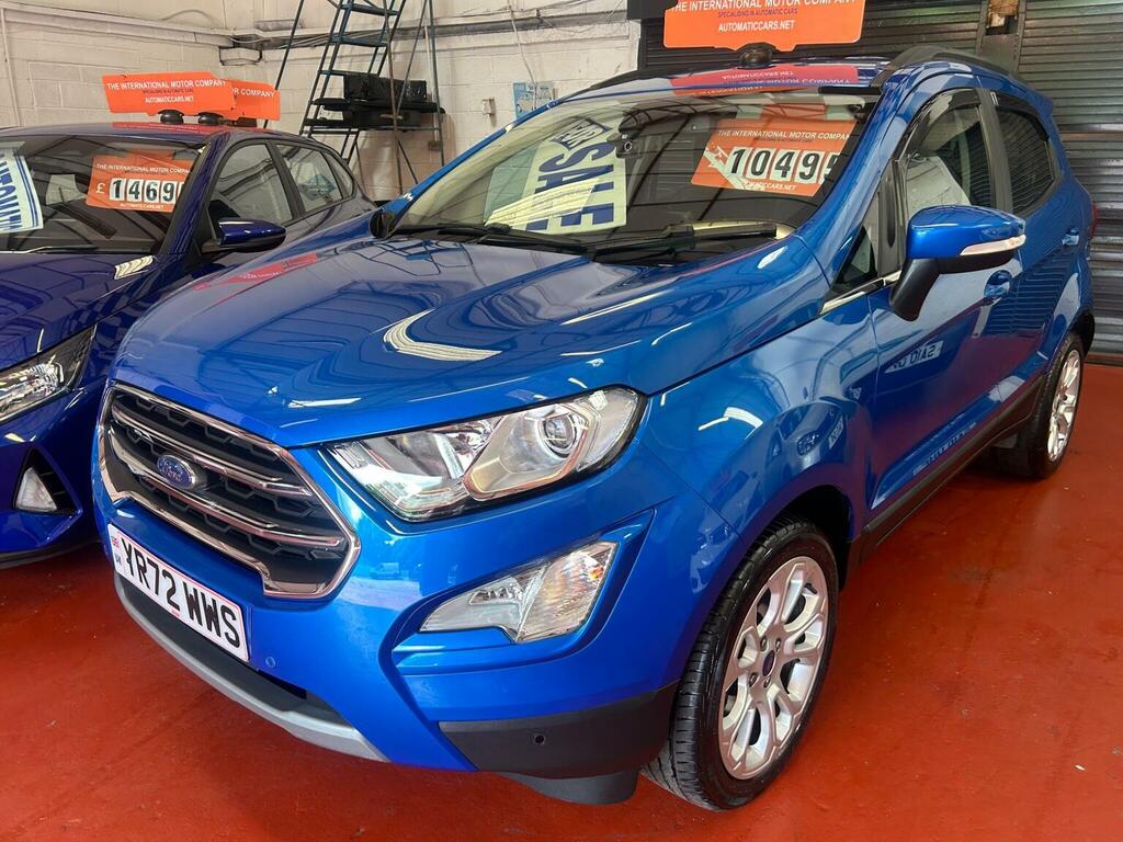 Ford Ecosport Suv 1.0T Ecoboost Titanium Euro 6 Ss 2022 YR72WWS Blue #3