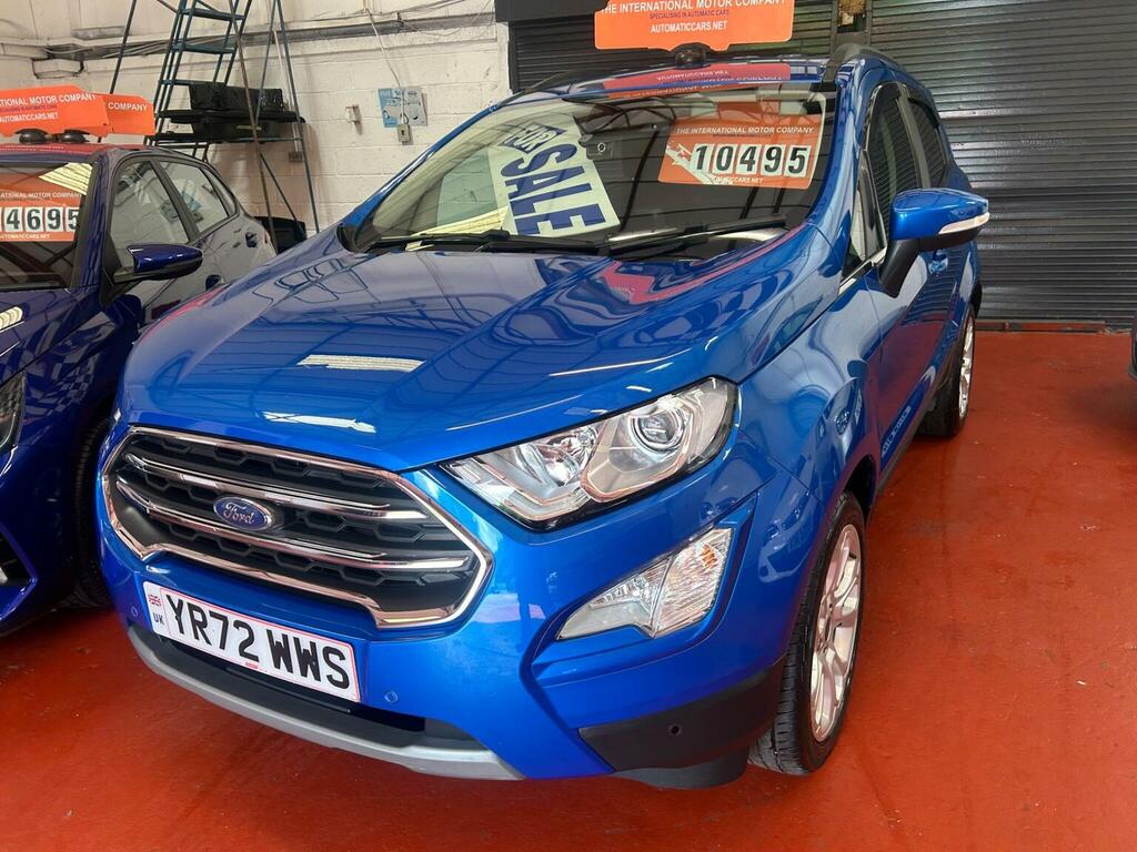 Ford Ecosport Suv 1.0T Ecoboost Titanium Euro 6 Ss 2022 YR72WWS Blue #2