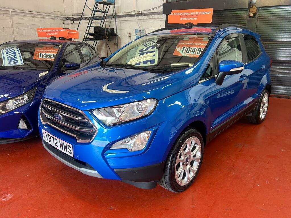 Ford Ecosport Suv 1.0T Ecoboost Titanium Euro 6 Ss 2022 YR72WWS Blue #4