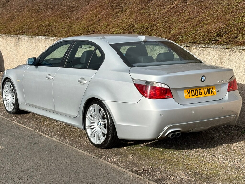 BMW 5 Series 530D M Sport - 2006 06 YD06UWK Silver #5