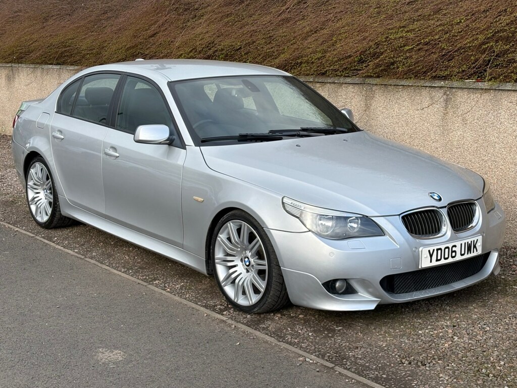 BMW 5 Series 530D M Sport - 2006 06 YD06UWK Silver #4