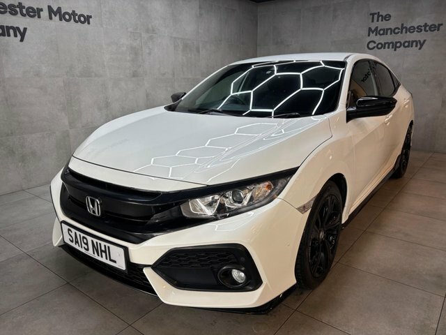 Honda Civic 2019 1.0 Vtec Turbo Sport Line Euro 6 Ss SA19NHL White #6