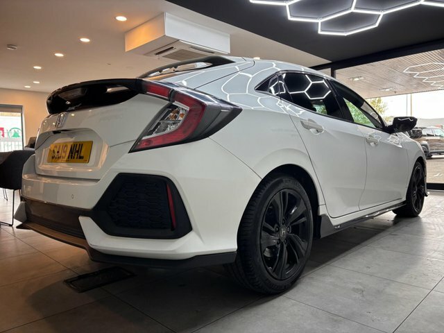 Honda Civic 2019 1.0 Vtec Turbo Sport Line Euro 6 Ss SA19NHL White #3
