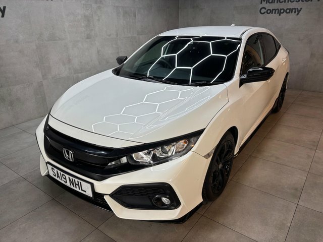 Honda Civic 2019 1.0 Vtec Turbo Sport Line Euro 6 Ss SA19NHL White #5