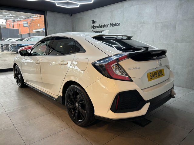 Honda Civic 2019 1.0 Vtec Turbo Sport Line Euro 6 Ss SA19NHL White #2