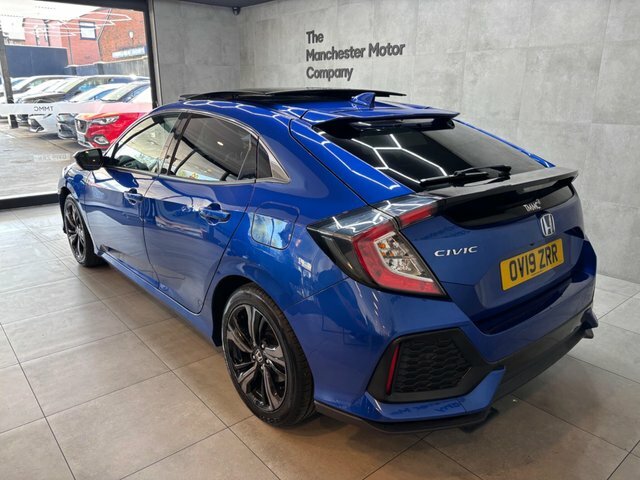 Honda Civic 2019 1.0 Vtec Turbo Ex Euro 6 Ss OV19ZRR Blue #2