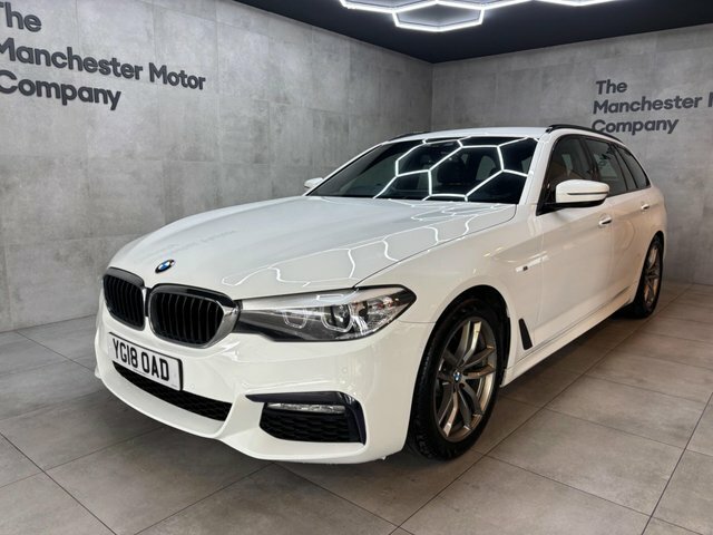 BMW 5 Series 2018 2.0 520D M Sport Touring Euro 6 Ss White