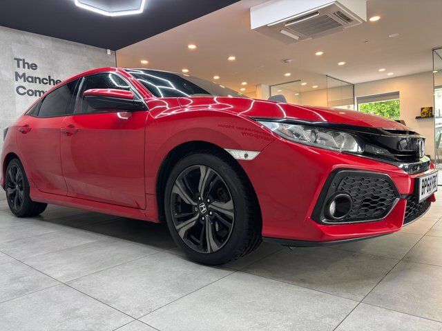 Honda Civic 2018 1.0 Vtec Turbo Sr Cvt Euro 6 Ss Red #3