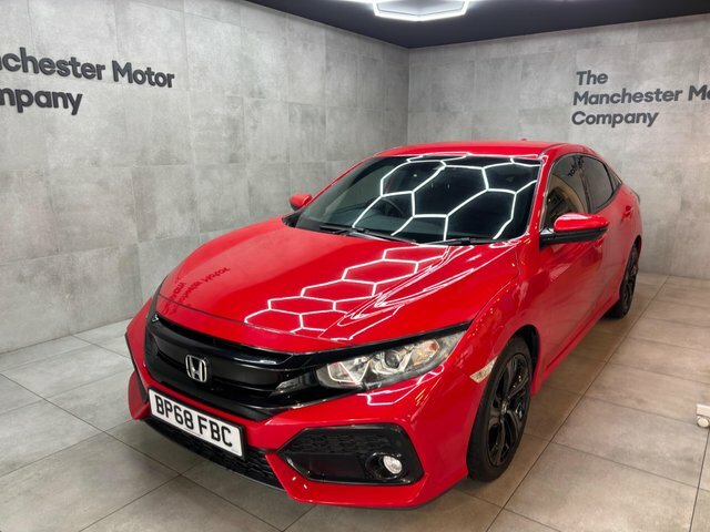 Honda Civic 2018 1.0 Vtec Turbo Sr Cvt Euro 6 Ss Red #6