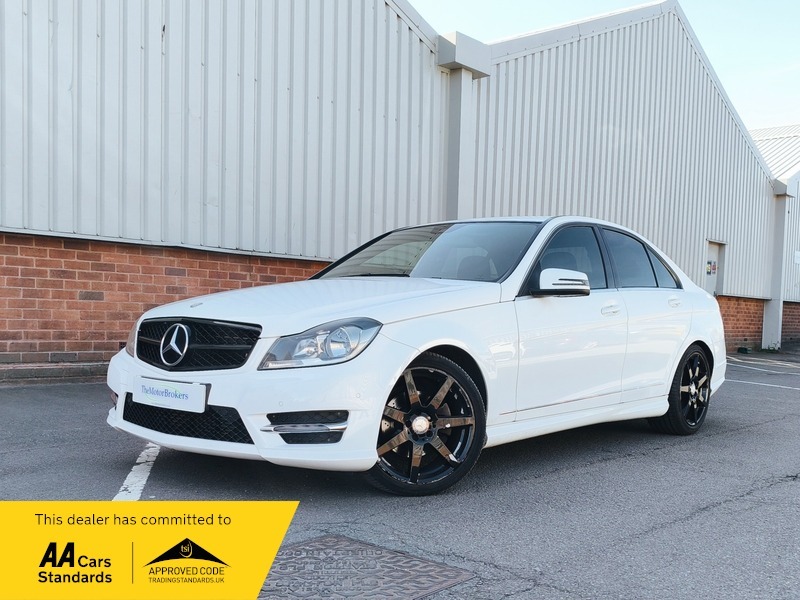 Mercedes-Benz C Class C220 Cdi Amg Sport White