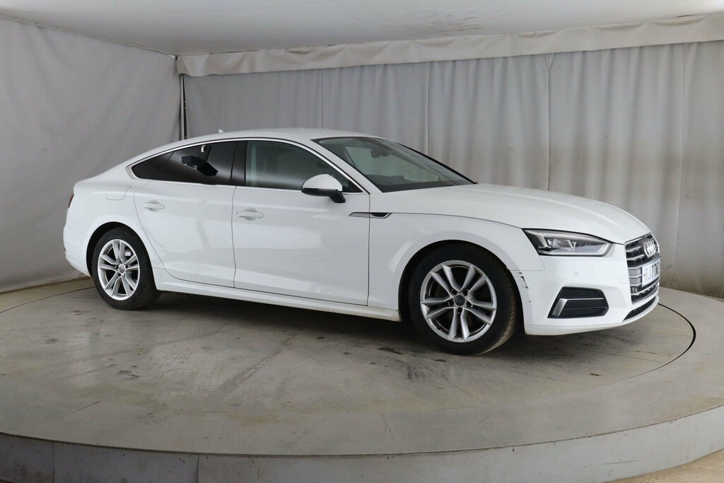Audi A5 Sportback Tdi Ultra Sport RJ17TWD White #2