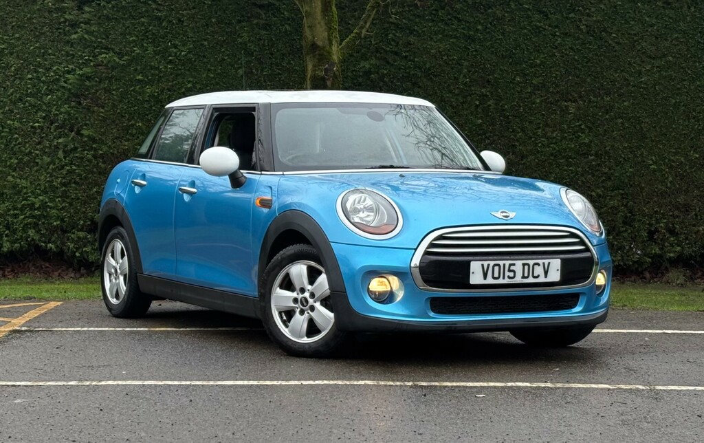 Mini Convertible Hatchback Blue