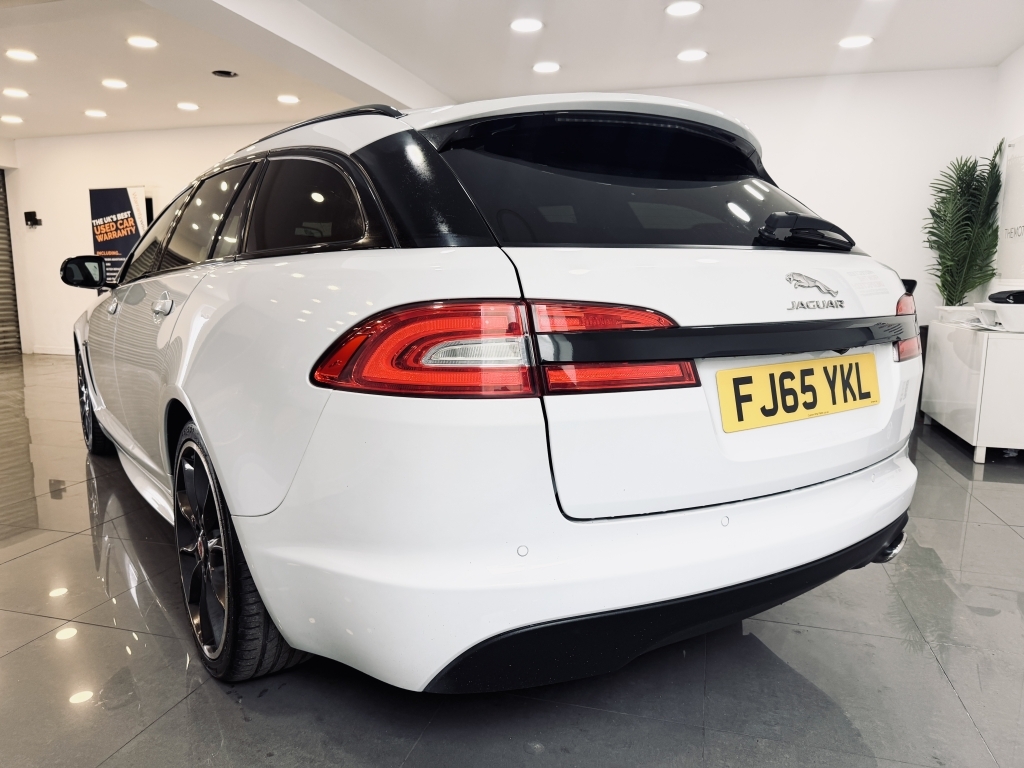 Jaguar XF 2.2 D R-sport Black Sportbrake FJ65YKL White #3