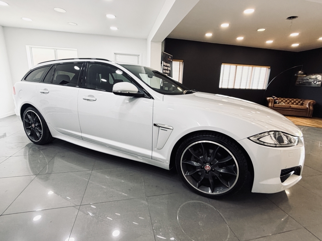 Jaguar XF 2.2 D R-sport Black Sportbrake FJ65YKL White #5