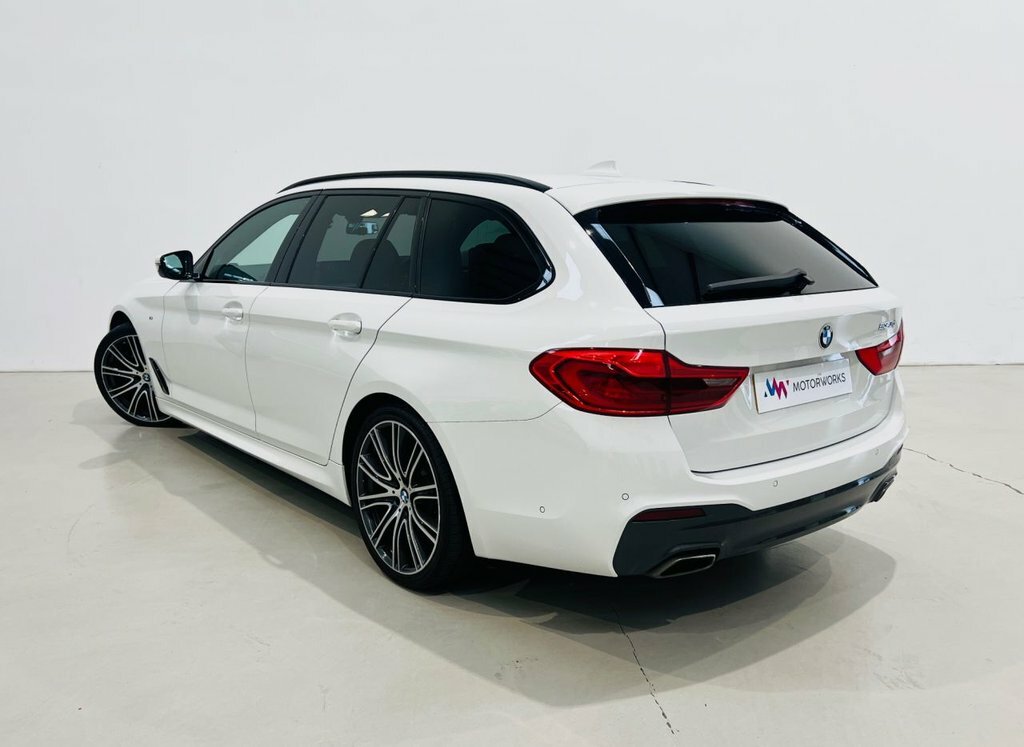 BMW 5 Series 3L M Sport YC68NPW White #3