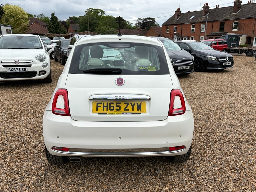 Fiat 500 1.2 L Lounge FH65ZYW White #6