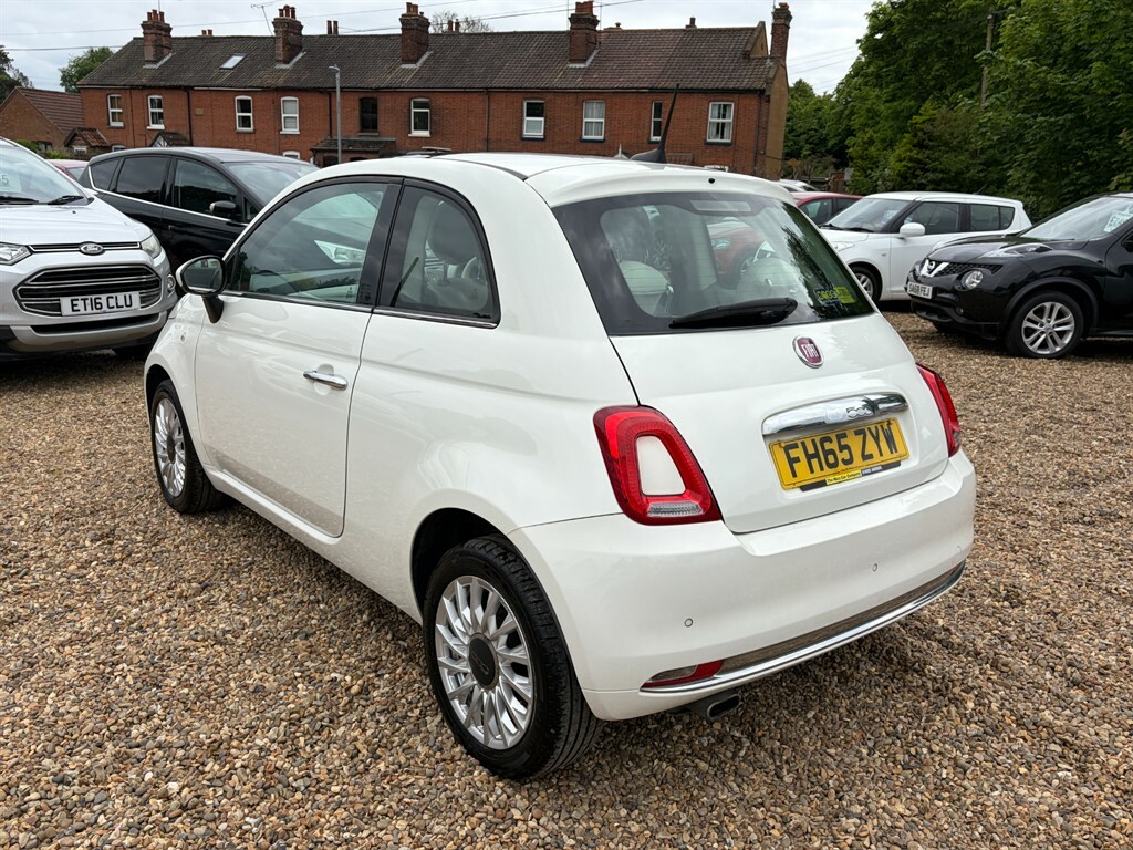 Fiat 500 1.2 L Lounge FH65ZYW White #5