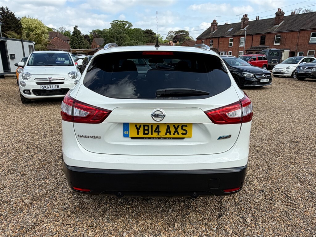 Nissan Qashqai 1.5 L Dci Tekna YB14AXS White #6