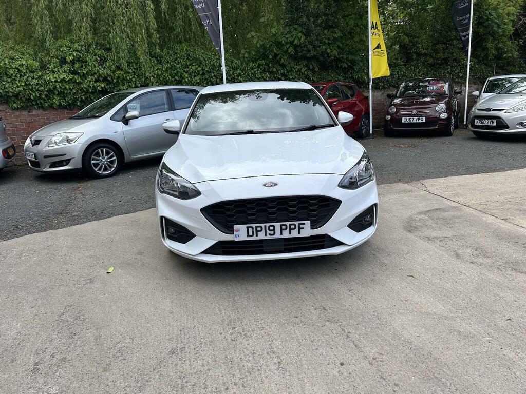 Ford Focus Hatchback 1.0T Ecoboost St-line Euro 6 Ss DP19PPF White #6