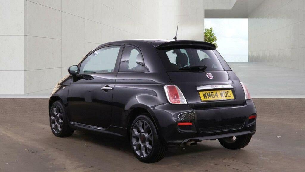 Fiat 500 Hatchback 1.2 S Euro 6 Ss 201464 WM64WDC Black #5