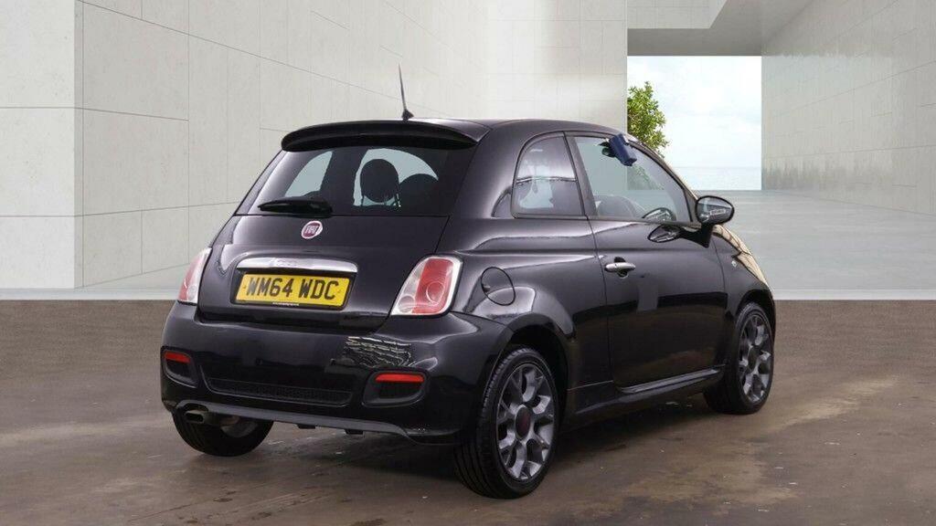 Fiat 500 Hatchback 1.2 S Euro 6 Ss 201464 WM64WDC Black #6