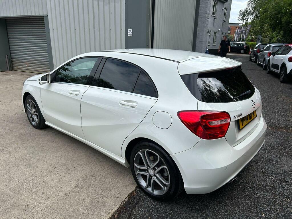 Mercedes-Benz A Class Hatchback 1.5 A180 Cdi Sport 7G-dct Euro 5 Ss 5 YF14BPX White #4