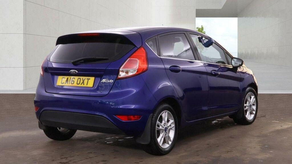 Ford Fiesta Hatchback 1.25 Zetec Euro 6 201616 CA16OXT Blue #6