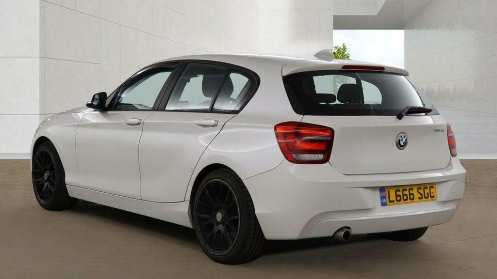 BMW 1 Series Hatchback 1.6 116D Ed Efficientdynamics Euro 5 S White #5