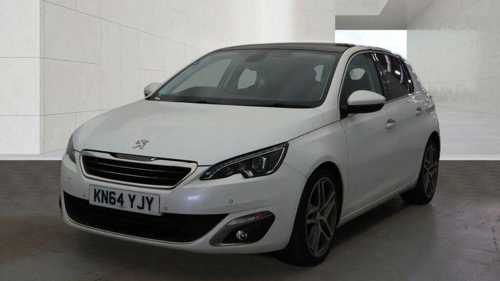 Peugeot 308 Hatchback 1.6 E-hdi Feline Euro 5 Ss 2014 KN64YJY White #4