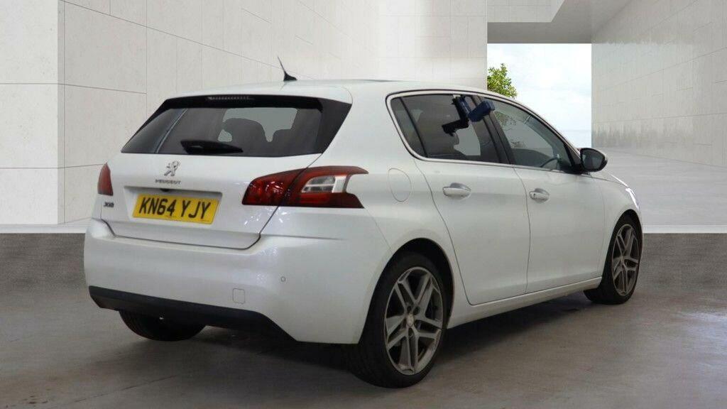 Peugeot 308 Hatchback 1.6 E-hdi Feline Euro 5 Ss 2014 KN64YJY White #6