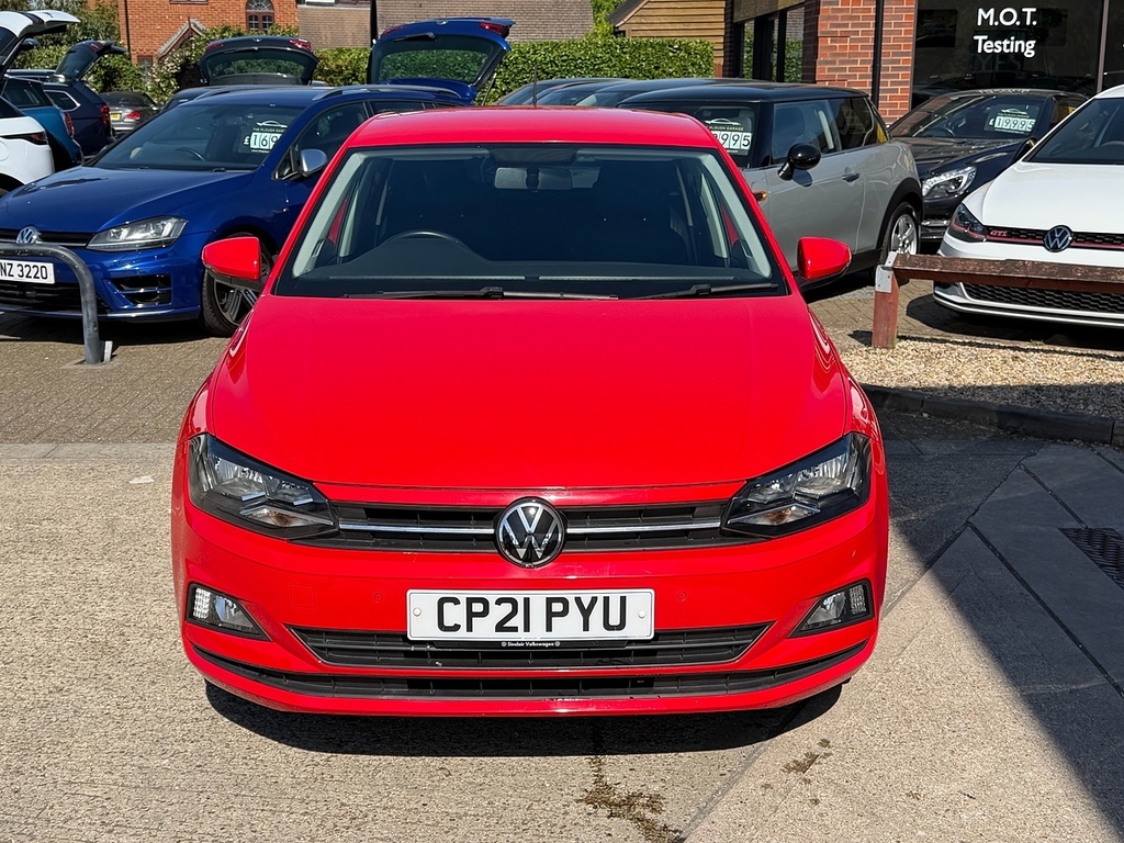 Volkswagen Polo 1.0 Evo Match Hatchback Euro 6 CP21PYU Red #3