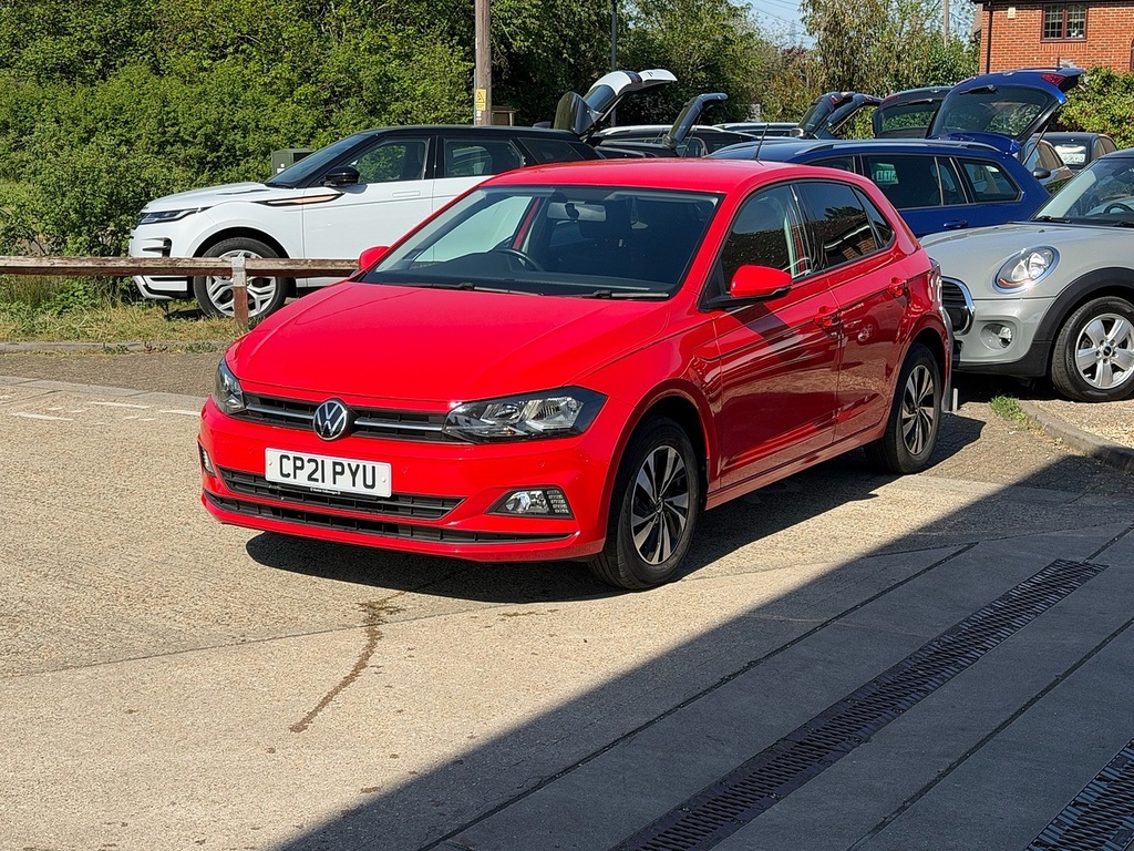 Volkswagen Polo 1.0 Evo Match Hatchback Euro 6 CP21PYU Red #2