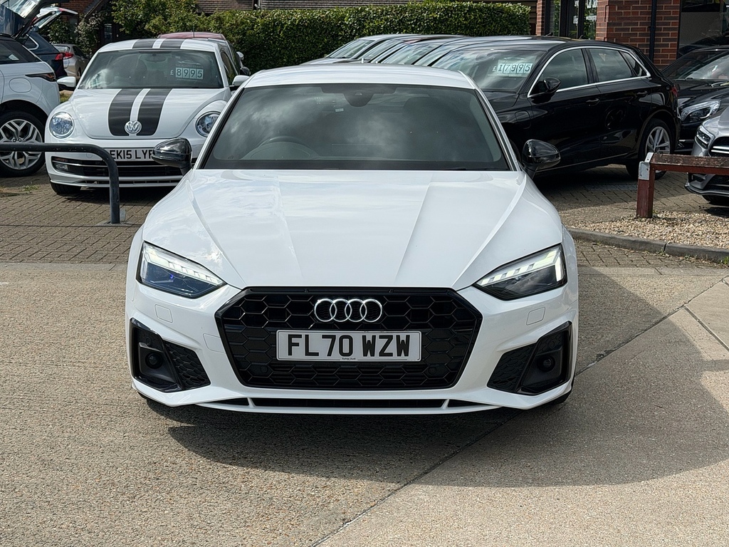 Audi A5 2.0 Tfsi 40 Edition 1 Sportback S Troni FL70WZW White #3