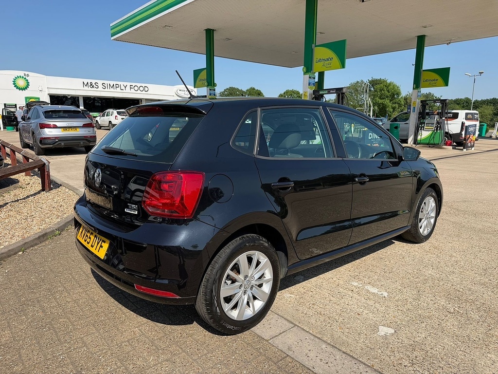 Volkswagen Polo 1.2 Tsi Bluemotion Tech Se Hatchback Ds KV65DYF Black #5